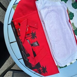 Trader Joe’s BUNDLE Brazil Nut Bath Set and red mini thermal bag